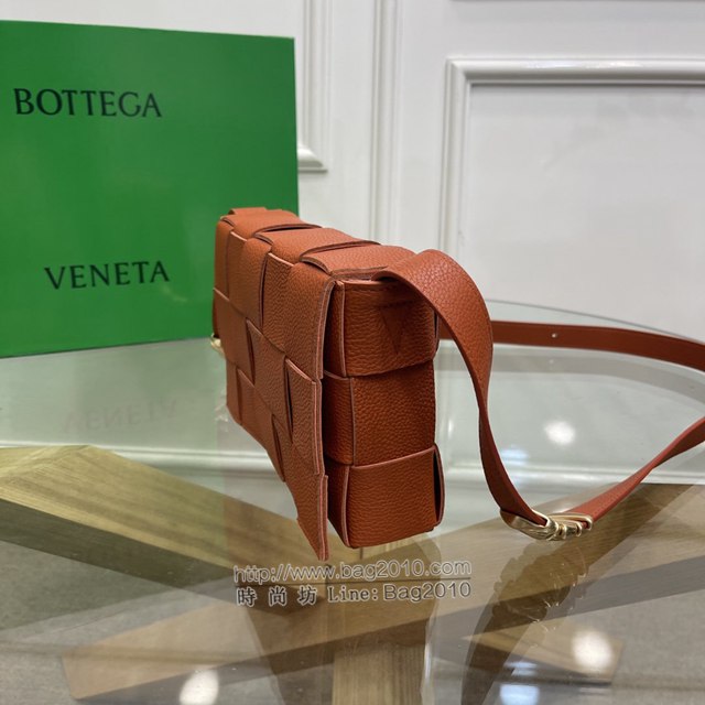 Bottega veneta高端女包 KF0017荔枝紋 寶緹嘉荔枝紋牛皮CASSETTE包包 BV經典款單肩斜挎包  gxz1265